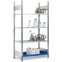 asecos® Gefahrstoffregal für gewässergefährdende und entzündbare Flüssigkeiten, 1 Auffangwanne à 40 l, Anbaufeld von asecos®