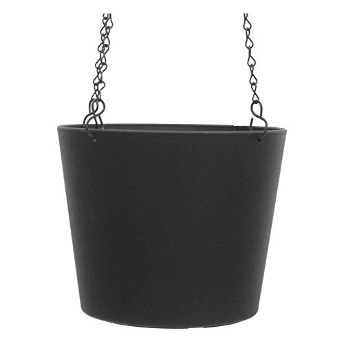 Kunststoff Ampel-Flori 16 schwarz Ø 16.0cm Höhe 13.5cm von Übertöpfe Kunststoff