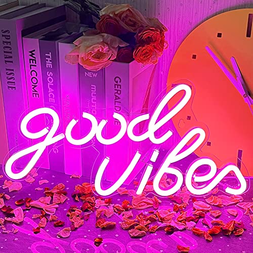 UExnkj-Y Good Neon Signs Rosa Leuchtreklame LED Neonlicht Zeichen USB Neon Schild Wanddekoration LED Schilder für Schlafzimmer Wand Bar Party von UExnkj-Y