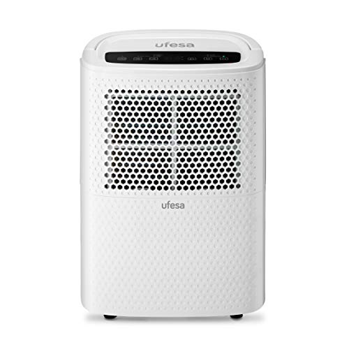 Ufesa DH5010 - Luftentfeuchter 200W, Leise, 10 l Entfeuchtungskapazität, mit Ablaufschlauch von UFESA