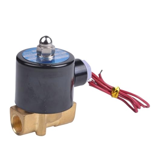 2WH 1/8 1/4 3/8 2Mpa Brass direct acting two position two way solenoid valve high pressure Water Valve(2WH12-08 G1-4,AC220V_2PCS) von UFNXKWBAS