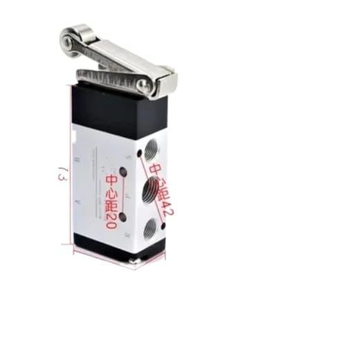 MSV86522 Serie 2 Position 5 Weg Mechanische Ventil MSV86522-R/EB/PPL/TB/LB/PB/PP Manuelle Pneumatische Controll Ventil Luft Hand Bedienen(MSV86522-PP) von UFNXKWBAS