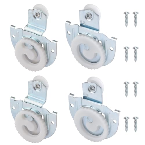 UFURMATE Bypass-Schiebetür-Roller, 4 Stück, verstellbare Schiebetür-Rollen, Ersatz-Rollen-Set für Schiebeschrank UFURMATE Bypass-Schiebetür-Roller, 4 Stück, verstellbare Schiebetür-Rollen, Ersatz-Rollen-Set für Schiebeschrank von UFURMATE