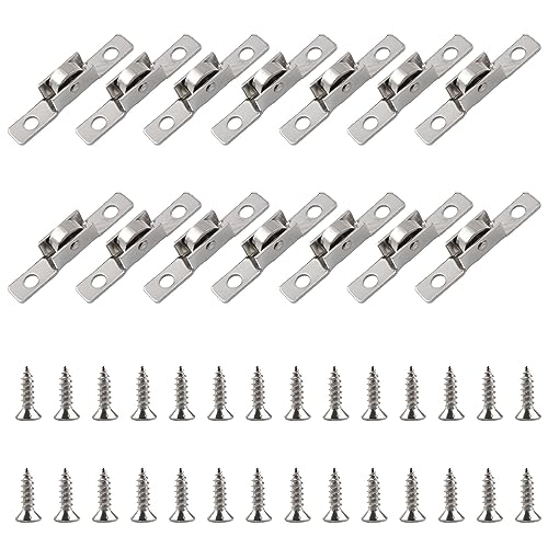 UFURMATE Einzelne Rollen Rad, 14PCS Kaltgewalzte Stahl Bildschirm Tür Räder Universal Push-Pull-Schiebefenster Roller Schiebetür Fenster Riemenscheibe von UFURMATE