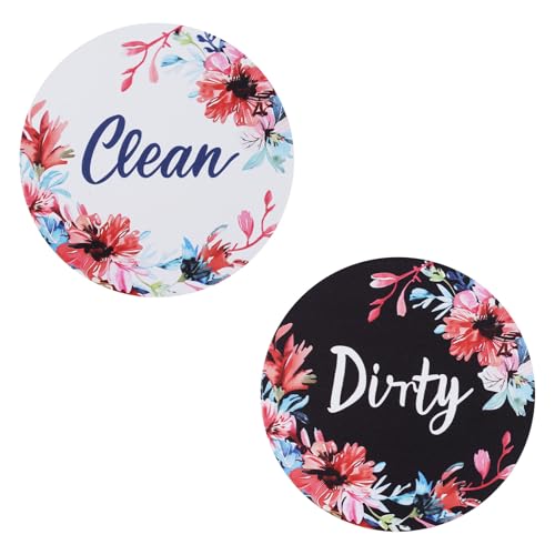 UFURMATE Geschirrspüler-Magnet "Clean Dirty", doppelseitig, wendbar, für Geschirrspüler, Küchendekoration mit Geschirrtuch für Geschirrspüler, 1 Stück UFURMATE Geschirrspüler-Magnet "Clean Dirty", doppelseitig, wendbar, für Geschirrspüler, Küchendekoration mit Geschirrtuch für Geschirrspüler, 1 Stück von UFURMATE