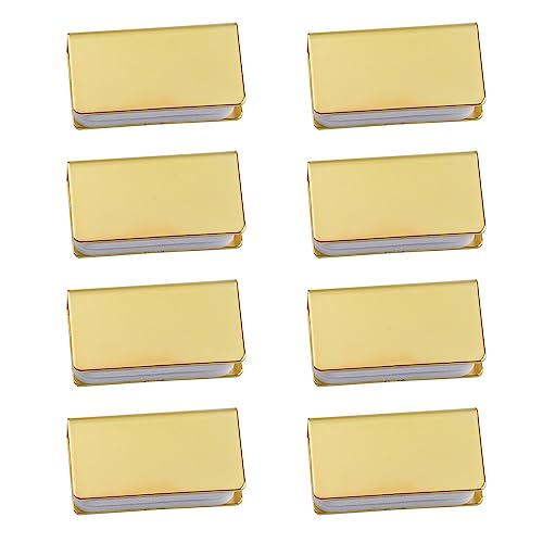 UFURMATE Nichtmagnetische Verriegelungsklemme, 8 Stück verstellbarer rahmenloser Glasclip Rechteckige nichtmagnetische Tür-Touch-Klemme Glasschrank-Verriegelungsklemme für 3-6 mm dicke Glastür (Gold) UFURMATE Nichtmagnetische Verriegelungsklemme, 8 Stück verstellbarer rahmenloser Glasclip Rechteckige nichtmagnetische Tür-Touch-Klemme Glasschrank-Verriegelungsklemme für 3-6 mm dicke Glastür (Gold) von UFURMATE