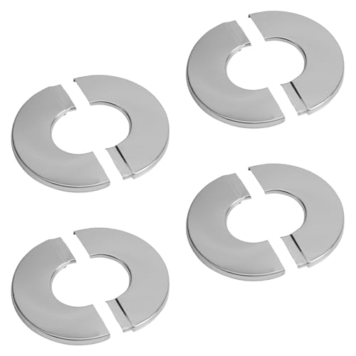 UFURMATE Rohr-Wandabdeckungen, Edelstahl, runde Rosettenplatten, selbstklebende Rohrplattenabdeckungen, dekorative Duschrohrabdeckungen, Innendurchmesser 28 mm, 4 Stück UFURMATE Rohr-Wandabdeckungen, Edelstahl, runde Rosettenplatten, selbstklebende Rohrplattenabdeckungen, dekorative Duschrohrabdeckungen, Innendurchmesser 28 mm, 4 Stück von UFURMATE