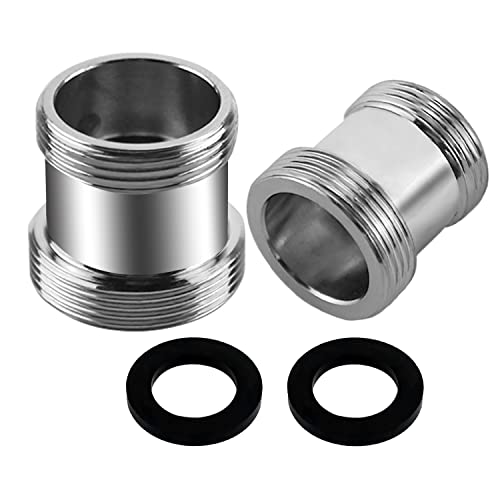 Adapter für Wasserhahn - Außengewinde aus Messing, Gewindeadapter mit Gummidichtung für Wasserfilter (M20 - M22) von UGBO