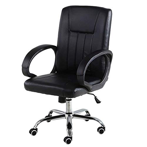Renovation Hausstuhl Computerstuhl hohe Rückenlehne Liege Spiel Schreibtischstuhl PU-Leder Stoff ergonomisch hohe Rückenlehne Büro Computerstuhl Höhe verstellbarer Schwenkspielstuhl für Arbeitszimmer von UGD8TQR