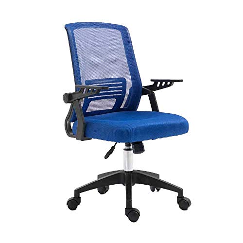 Renovierung Hausstuhl Drehstuhl Bürostuhl Ergonomie Hohe Rückenlehne Freizeit Netz Stuhl Heben Rotation Happy Swing Stuhl Haushalt Computerstuhl Lernstuhl Nennbelastbarkeit:199.6 kg Blau Renovierung Hausstuhl Drehstuhl Bürostuhl Ergonomie Hohe Rückenlehne Freizeit Netz Stuhl Heben Rotation Happy Swing Stuhl Haushalt Computerstuhl Lernstuhl Nennbelastbarkeit:199.6 kg Blau von UGD8TQR