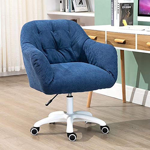 UGD8TQR Renovierungsgehäuse verstellbare Aufgabe Computerstuhl moderner Schreibtischstuhl Mitte Rücken Schwenkstuhl mit Armlehnen ergonomischer Exekutivstuhl für Frauen Männer Erwachsene Samt 42 x 42 von UGD8TQR