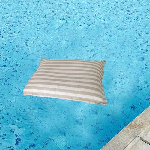 Sitzsack Tropfenform Schwimmbad Bohnenbeutel Sofa Floating Bohnenbeutel Outdoor Wasserdichte Große Schwimmende Bohnenbeutel Riesiger Pool Seitlicher Sitzsack Stuhl Auf Dem Wasser (Ohne Füllung),Weißes von UGEFKMQ