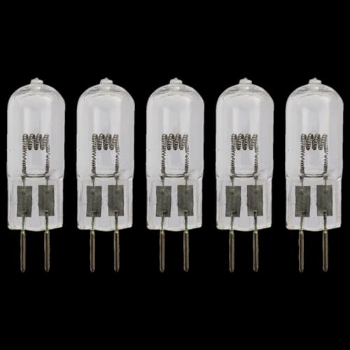 UGEFKMQ 5 Stück Steckbirnen G6.35 75W 12V Halogen Leuchtmittel 2 Polig Halogen Kapselbirne Glühbirne GY6.35 20W Warmweiß 100W UGEFKMQ 5 Stück Steckbirnen G6.35 75W 12V Halogen Leuchtmittel 2 Polig Halogen Kapselbirne Glühbirne GY6.35 20W Warmweiß 100W von UGEFKMQ