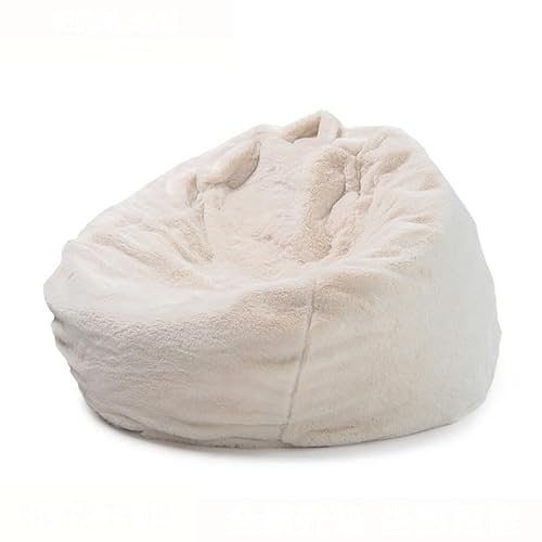 UGEFKMQ Beanbag Indoor Und Outdoor Extrem Bequemes, Riesiges Sitzsack-Gaming-Bodenkissen Aus Samt | Sessel Sessel Sofa (Ohne Füllung),Beige,90Cm*110Cm von UGEFKMQ