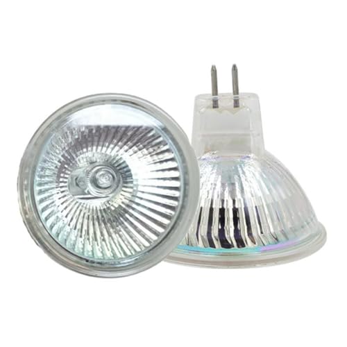 UGEFKMQ Halogen Reflektor Glühlampen MR16 12V 35W GU5.3 Halogen Leuchtmittel MR16 20W 12V GU5.3 Spotlight Für Landschaft, Schienenleuchten, Glasfaser, Schreibtischlampen 10Pc 10W von UGEFKMQ