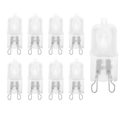 UGEFKMQ Halogenlampen G9 230V 60W Leuchtmittel Halogen Glühbirnen G9 40W T4 Sockel Bi Pin Dimmbar Warmweiß 10PC 60W UGEFKMQ Halogenlampen G9 230V 60W Leuchtmittel Halogen Glühbirnen G9 40W T4 Sockel Bi Pin Dimmbar Warmweiß 10PC 60W von UGEFKMQ
