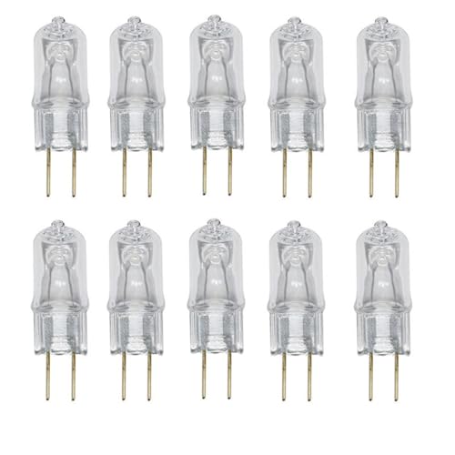 UGEFKMQ Kapsel Halogen Leuchtmittel G4 20W 220V dimmbar transparent steckbar G4 10W Halogenlampen warmweiß 10PC 20 W UGEFKMQ Kapsel Halogen Leuchtmittel G4 20W 220V dimmbar transparent steckbar G4 10W Halogenlampen warmweiß 10PC 20 W von UGEFKMQ
