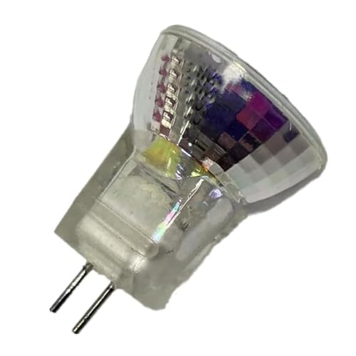 UGEFKMQ Kleine Scheinwerferlampe MR8 12V 35W Halogen Leuchtmittel 12V 5W MR8 Halogen Spot Glühbirnen MR8 6V 5W Halogen Strahlerlampen,12V-10W von UGEFKMQ