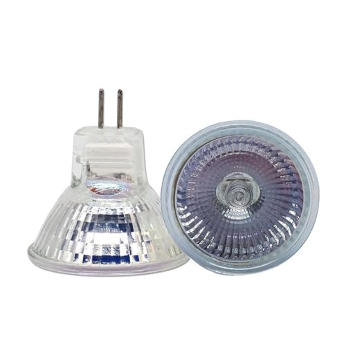 UGEFKMQ MR11 20W 6V Halogenbirnen GU4 6V 15W MR11 Halogenlampen 2-polig warmweiß für Landschaftsleuchten, Schienenleuchten, Glasfasern, Schreibtischlampen von UGEFKMQ