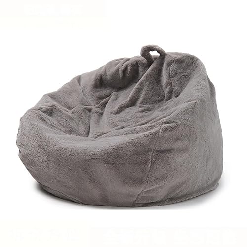 UGEFKMQ Sitzsack Indoor Outdoorextrem Bequemes, Riesiges Sitzsack-Gaming-Bodenkissen Aus Samt | Sessel Sessel Sofa (Ohne Füllung),Grau,90Cm*110Cm von UGEFKMQ