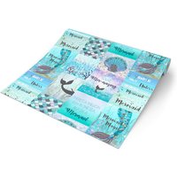 UGEPA Vinyltapete Muscheln blau rosa B/L: ca. 53x1005 cm von UGEPA