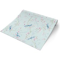 UGEPA Vliestapete Blütenzweig hellblau B/L: ca. 53x1005 cm von UGEPA