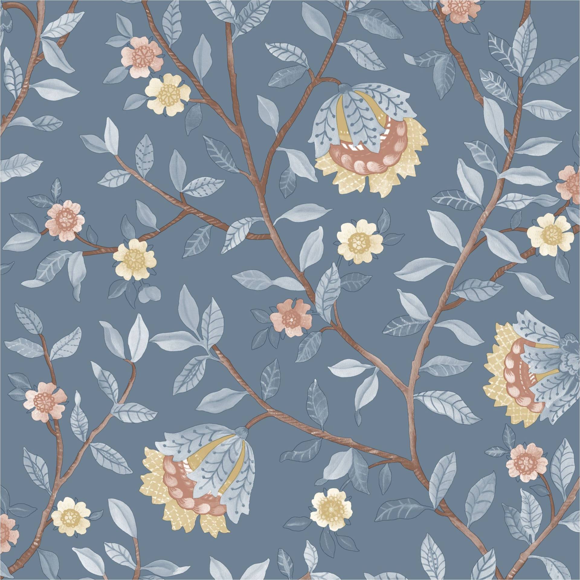 Vliestapete B19901 Botanique Blau Blumen Vlies 0.53 x 10.05 m Ugépa Vliestapete B19901 Botanique Blau Blumen Vlies 0.53 x 10.05 m Ugépa von UGÉPA