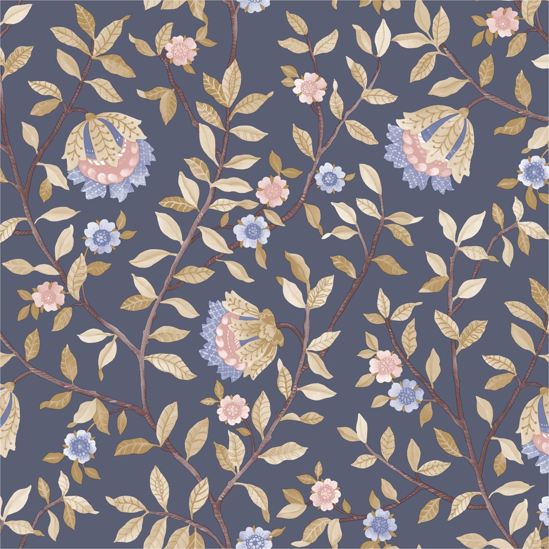 Vliestapete B19981D Botanique Blau Blumen Vlies 1.06 x 10.05 m Ugépa Vliestapete B19981D Botanique Blau Blumen Vlies 1.06 x 10.05 m Ugépa von UGÉPA