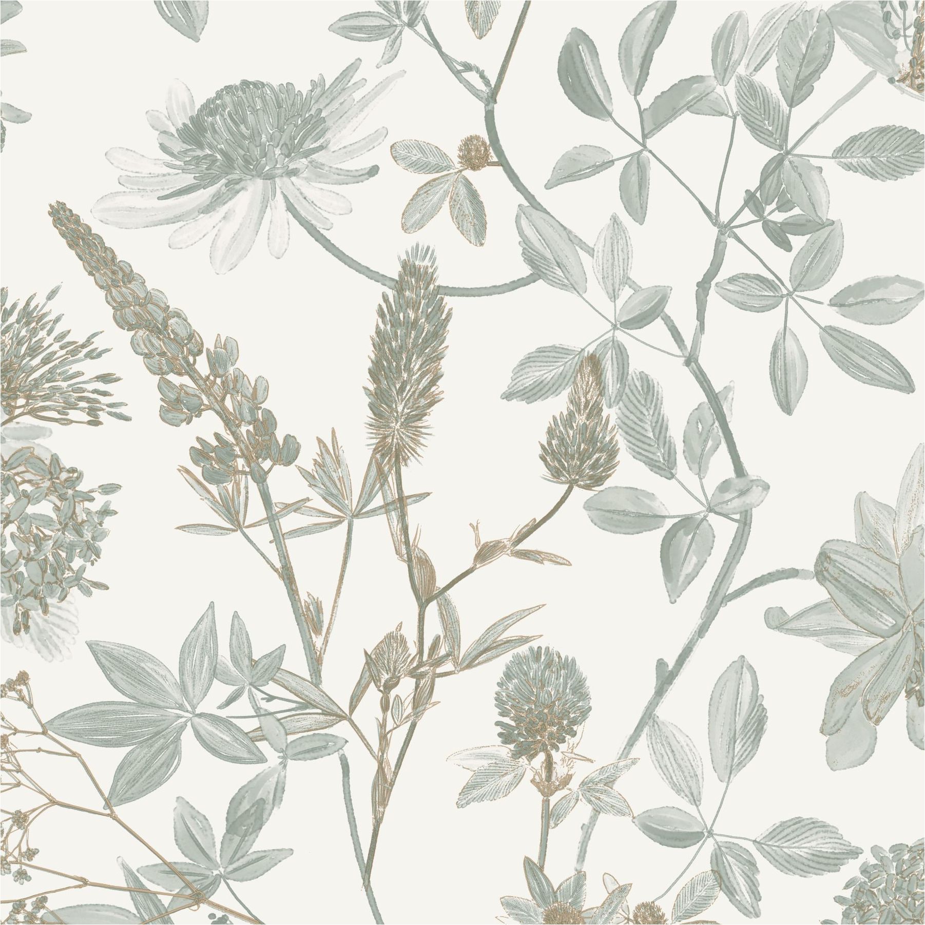 Vliestapete M45804 Elegance Weiß Blätter Vlies 0.53 x 10.05 m Ugépa von UGÉPA