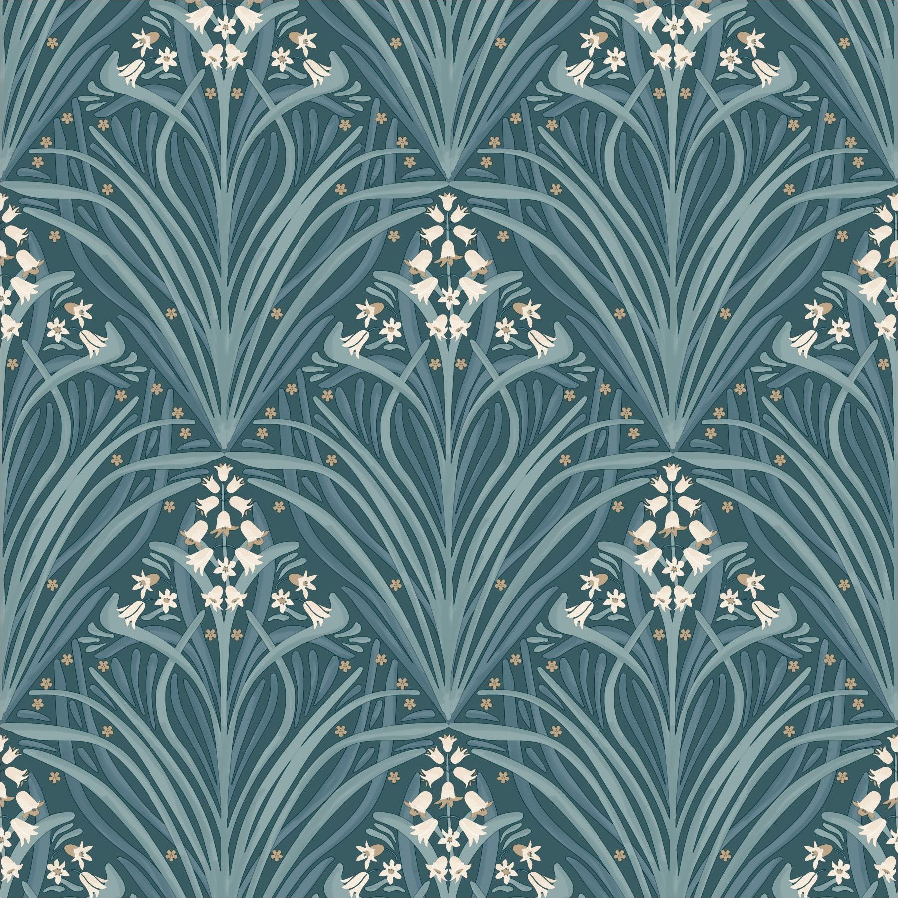 Vliestapete M66114 Elegance Grün Art Deco Blumen Vlies 0.53 x 10.05 m Ugépa Vliestapete M66114 Elegance Grün Art Deco Blumen Vlies 0.53 x 10.05 m Ugépa von UGÉPA