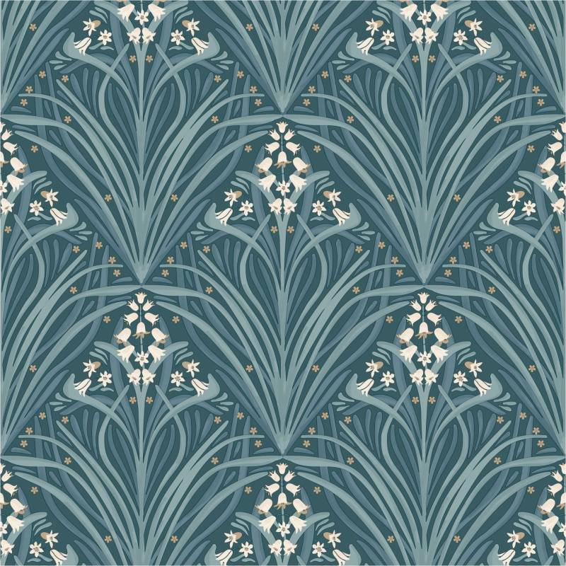 Vliestapete M66114 Elegance Grün Art Deco Blumen Vlies 0.53 x 10.05 m Ugépa Vliestapete M66114 Elegance Grün Art Deco Blumen Vlies 0.53 x 10.05 m Ugépa von UGÉPA