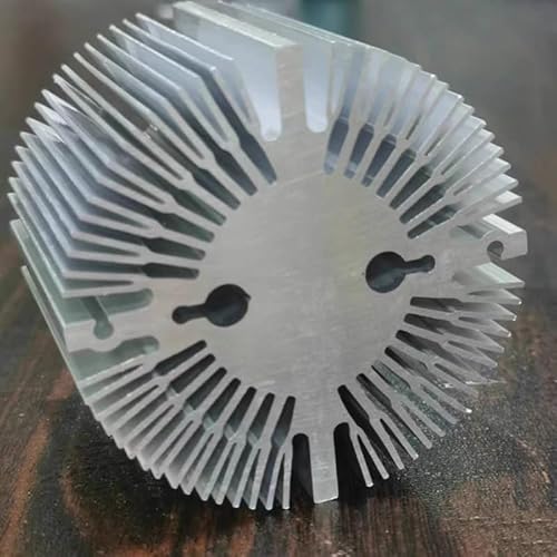 65mm Runde LED Kühlkörper Kühler Aluminium Kühlkörper Sonnenblumen Kühler for Haushalts Lampe Kühler Austauschbare Anpassen (Size : Height 10mm) von UGLYAF