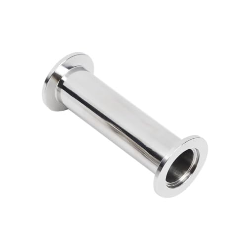 KF16 KF25 KF40 KF50 Vakuum-Gerades Rohr 304 Edelstahl-Flansch Schnellspannvorrichtung Gerade Rohrverschraubungen 40-200 mm Länge(Color:KF25,Size:120MM) von UGLYAF