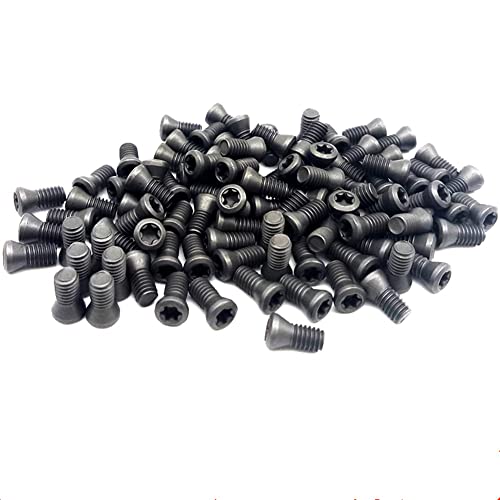 M1,8 m2 m2,2 m2,5 m3 m3,5 m4 M5 M6 CNC-Einsatz-Torx-Schraube for ersetzt Hartmetalleinsätze CNC-Drehwerkzeughalter (Color : 50PCS, Size : M2.5x6) von UGLYAF