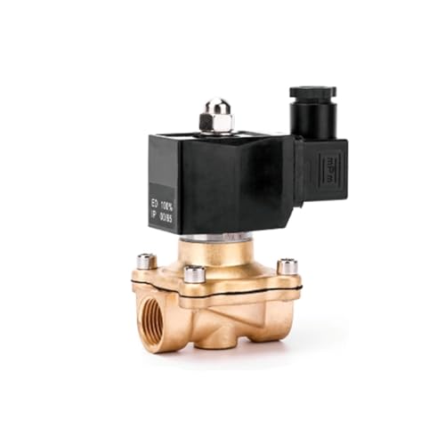 1/2" 1" 2" Zoll 2 Wege IP65 Wasserdichtes Magnetventil Wasser 220V 12V 24V 110V Messing normalerweise geschlossen(110vac-nc,3/4 inch) von UGPARLGX