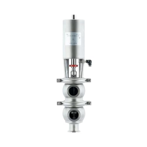 3-1/2" Tri-Clamp, Außendurchmesser 106 mm, pneumatischer Umschaltventilantrieb, einfachwirkend, Edelstahl 304 von UGPARLGX