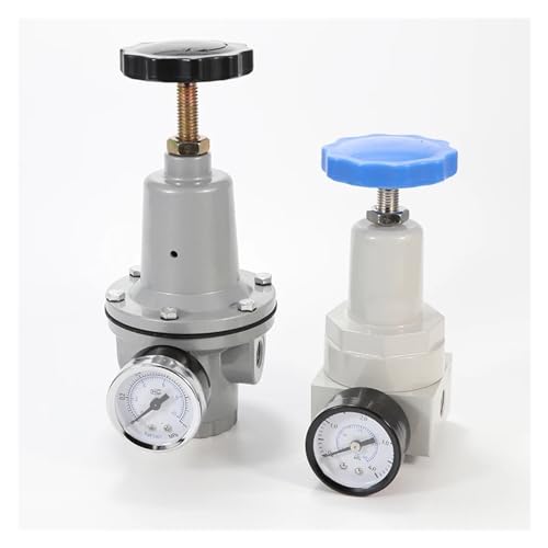 Pneumatischer Hochdruck-Luftregler mit großem Durchfluss, 0–40 bar, mit Manometeranschluss 1/4 3/8 1/2 2 Zoll BSP 1/2 Zoll QTYH-08 10 15(QTYH-40) von UGPARLGX