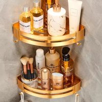 2er-Pack Duschablage und Aufbewahrungsregal, Badezimmerregal aus Edelstahl SUS 304 mit Klebstoff und Haken, kein Bohren, rostfrei, 2er-Pack Duschablage und Aufbewahrungsregal, Badezimmerregal aus Edelstahl SUS 304 mit Klebstoff und Haken, kein Bohren, rostfrei, von UGREAT