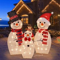 3er-Pack 13 Zoll große Schneemann-Weihnachtsdekorationen für den Außenbereich mit LED-Lichtern, Weihnachtsdekoration für den Außenbereich für Rasen 3er-Pack 13 Zoll große Schneemann-Weihnachtsdekorationen für den Außenbereich mit LED-Lichtern, Weihnachtsdekoration für den Außenbereich für Rasen von UGREAT