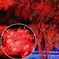 Ugreat - 50M 500 led Lichterkette Karneval Hochzeit Outdoor Indoor Gartenbeleuchtung (rot),AAFGVC von UGREAT