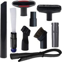 9-teiliges Shop-Staubsaugerbürstenset mit 1 1/4 Zoll bis 1 3/8 Zoll Staubsaugerschlauchadapter und Adapter für Dyson V6, von UGREAT