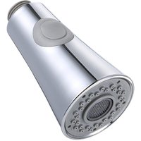 Ausziehbarer Küchenspülenhahn mit 2 Funktionen und Rückschlagventil, Ersatzteile G1/2-Anschluss, Chrom poliert von UGREAT