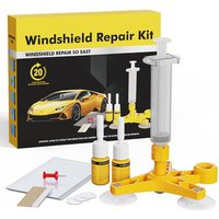 Auto-Windschutzscheiben-Reparaturset – Windschutzscheiben-Reparaturset mit Quetschspritzen zum Reparieren von Windschutzscheiben-Steinschlägen, von UGREAT