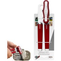 Klassischer Multifunktions-Dosen- und Flaschenöffner, einfach zu bedienen, ultrascharfes Schneidrad aus Edelstahl, ergonomische Griffe, rot Klassischer Multifunktions-Dosen- und Flaschenöffner, einfach zu bedienen, ultrascharfes Schneidrad aus Edelstahl, ergonomische Griffe, rot von UGREAT