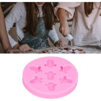 Kuchenform aus lebensmittelechtem Silikon in Bienenform zum Dekorieren von Kuchen, DIY-Backwerkzeug (Rosa) von UGREAT