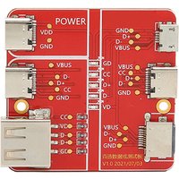 Ladetestplatine, genaue Ladetestplatine, USB-Kabel-Triad-Tester, 3-in-1-Datenkabel-Testgerät, mikropräzise Typ-C-Schnittstelle für iOS von UGREAT