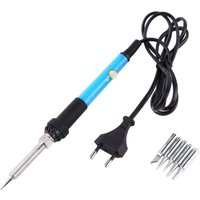 Ugreat - Lötkolben mit einstellbarer Temperatur 60 w + 5 Lötspitzen, europäischer Standard 220 v Ugreat - Lötkolben mit einstellbarer Temperatur 60 w + 5 Lötspitzen, europäischer Standard 220 v von UGREAT