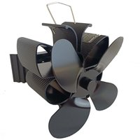 Magnetischer Kaminventilator, 4-Flügel-Kaminventilator, leiser Holzofenventilator für Holz-/Kamin-/Gas-/Holzscheit-/Pelletofen Magnetischer Kaminventilator, 4-Flügel-Kaminventilator, leiser Holzofenventilator für Holz-/Kamin-/Gas-/Holzscheit-/Pelletofen von UGREAT