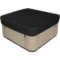 Outdoor-Spa-Abdeckung, quadratische Whirlpool-Abdeckung, wasserdicht, 190T-Polyestergewebe, Spa-Abdeckung, staub- und UV-beständig, mit von UGREAT