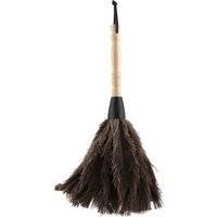 Staubwedel, antistatischer Staubwedel mit Straußenfedern, Staubwedel mit Holzgriff, waschbare natürliche Straußenfedern für Büro, Wohnzimmer, von UGREAT